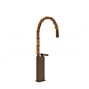 Gessi Jacqueline Смеситель для раковины высокий, без д/к, излив 33,5-36,5 см, цвет: dark bronze 77037#845