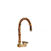 Gessi Jacqueline Смеситель для раковины, без дон. клап., излив 17,5-18,5 см, цвет: warm bronze PVD 77201#735