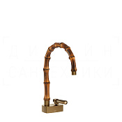 Gessi Jacqueline Смеситель для раковины, без д/к, излив 17,5-18,5 см, цвет: deep bronze brushed PVD 77201#791