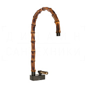 Gessi Jacqueline Смеситель для раковины, без д/к, излив 22,5-24 см, цвет: black metal brushed PVD 77203#707