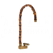 Gessi Jacqueline Смеситель для раковины, без д/к, излив 22,5-24 см, цвет: warm bronze brushed PVD 77203#726
