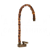 Gessi Jacqueline Смеситель для раковины, без д/к, излив 22,5-24 см, цвет: coffee bronze brushed PVD 77203#761