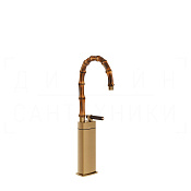 Gessi Jacqueline Смеситель для раковины высокий, без д/к, излив 30,5-32,5 см, цвет: warm bronze PVD 77205#726