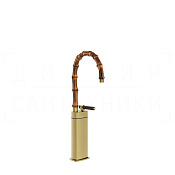 Gessi Jacqueline Смеситель для раковины высок., без д/к, излив 30,5-32,5 см, цвет: brushed brass PVD 77205#727