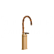 Gessi Jacqueline Смеситель для раковины высокий, без д/к, излив 30,5-32,5 см, цвет: warm bronze PVD 77205#735