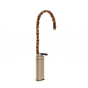 Gessi Jacqueline Смеситель для раковины высокий, без д/к, излив 42,3-45,3 см, цвет: finox nickel 77209#149