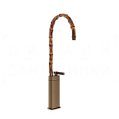 Gessi Jacqueline Смеситель для раковины высокий, без д/к, излив 42,3-45,3 см, цвет: coffee bronze 77209#761