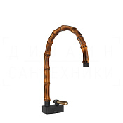 Gessi Jacqueline Смеситель для раковины, без донного клапана, излив 22,5-24 см, цвет: matte black 77219#299