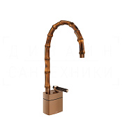 Gessi Jacqueline Смеситель для раковины высокий, без д/к, излив 22,5-24 см, цвет: copper brushed PVD 77229#708