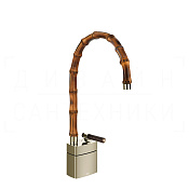 Gessi Jacqueline Смеситель для раковины высокий, без дон. кл., излив 22,5-24 см, цвет: nickel PVD 77229#720