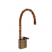 Gessi Jacqueline Смеситель для раковины высокий, без д/к, излив 22,5-24 см, цвет: coffee bronze PVD 77229#761