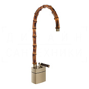 Gessi Jacqueline Смеситель для раковины высокий, без д/к, излив 31,3-34,3 см, цвет: finox nickel 77233#149