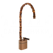Gessi Jacqueline Смеситель для раковины высокий, без д/к, излив 31,3-34,3 см, цвет: copper brushed 77233#708