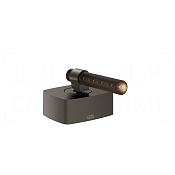 Gessi Jacqueline Смеситель для раковины, без донного клапана и излива, цвет: black metal brushed PVD 77235#707