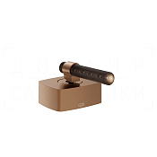 Gessi Jacqueline Смеситель для раковины, без донного клапана и излива, цвет: copper brushed PVD 77235#708