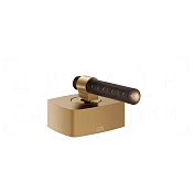 Gessi Jacqueline Смеситель для раковины, без донного клапана и излива, цвет: warm bronze brushed PVD 77235#726