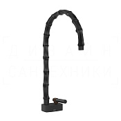 Gessi Jacqueline Смеситель для раковины, без донного клапана, излив 22,5-24 см, цвет: matte black 77303#299