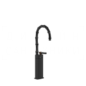 Gessi Jacqueline Смеситель для раковины высокий, без д/к, излив 30,5-32,5 см, цвет: matte black 77305#299