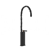 Gessi Jacqueline Смеситель для раковины высокий, без д/к, излив 42,3-45,3 см, цвет: matte black 77309#299
