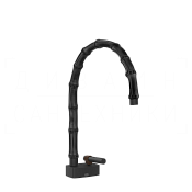 Gessi Jacqueline Смеситель для раковины, без донного клапана, излив 22,5-24 см, цвет: matte black 77319#299