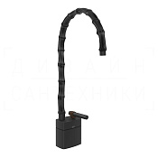 Gessi Jacqueline Смеситель для раковины высокий, без д/к, излив 31,3-34,3 см, цвет: matte black 77333#299