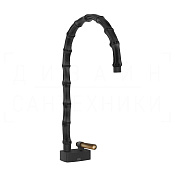 Gessi Jacqueline Смеситель для раковины, без донного клапана, излив 22,5-24 см, цвет: matte black 77403#299
