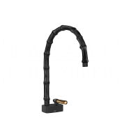 Gessi Jacqueline Смеситель для раковины, без донного клапана, излив 22,5-24 см, цвет: matte black 77419#299