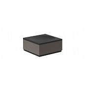 Gessi Jacqueline Мыльница с керамической чашей, подвесная, цвет: black metal brushed PVD 77501#707
