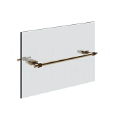 Gessi Jacqueline Полотенцедержатель для крепления на стекло 34,7 см, цвет: finox brushed nickel 77511#149