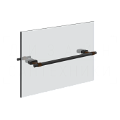 Gessi Jacqueline Полотенцедержатель для крепления на стекло 34,7 см, цвет: matte black 77511#299