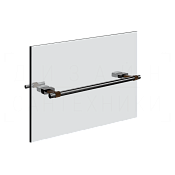 Gessi Jacqueline Полотенцедержатель для крепления на стекло 34,7 см, цвет: black metal PVD 77511#706