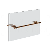 Gessi Jacqueline Полотенцедержатель для крепления на стекло 34,7 см, цвет: copper brushed PVD 77511#708