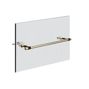 Gessi Jacqueline Полотенцедержатель для крепления на стекло 34,7 см, цвет: nickel PVD 77511#720