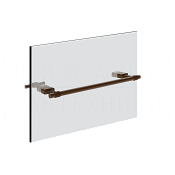 Gessi Jacqueline Полотенцедержатель для крепления на стекло 34,7 см, цвет: dark bronze 77511#845