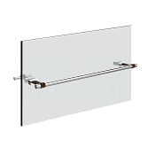 Gessi Jacqueline Полотенцедержатель для крепления на стекло 49,7 см, цвет: chrome 77513#031
