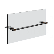 Gessi Jacqueline Полотенцедержатель для крепления на стекло 49,7 см, цвет: black metal PVD 77513#706