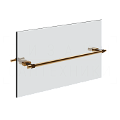 Gessi Jacqueline Полотенцедержатель для крепления на стекло 49,7 см, цвет: warm bronze brushed PVD 77513#726