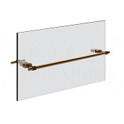 Gessi Jacqueline Полотенцедержатель для крепления на стекло 49,7 см, цвет: deep bronze brushed PVD 77513#791
