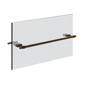 Gessi Jacqueline Полотенцедержатель для крепления на стекло 49,7 см, цвет: dark bronze 77513#845