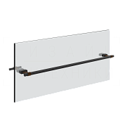 Gessi Jacqueline Полотенцедержатель для крепления на стекло 64,7 см, цвет: matte black 77515#299