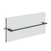 Gessi Jacqueline Полотенцедержатель для крепления на стекло 64,7 см, цвет: black metal PVD 77515#706