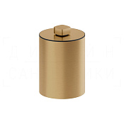Gessi Jacqueline Корзина для мусора напольная, с крышкой, цвет: warm bronze brushed PVD 77590#726