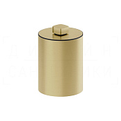 Gessi Jacqueline Корзина для мусора напольная, с крышкой, цвет: brushed brass PVD 77590#727