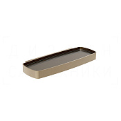 Gessi Jacqueline Полка металлическая 34x13,5 см, подвесная, цвет: finox brushed nickel 77861#149