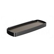 Gessi Jacqueline Полка металлическая 34x13,5 см, подвесная, цвет: black metal PVD 77861#706