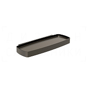 Gessi Jacqueline Полка металлическая 34x13,5 см, подвесная, цвет: black metal brushed PVD 77861#707