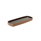 Gessi Jacqueline Полка металлическая 34x13,5 см, подвесная, цвет: copper brushed PVD 77861#708