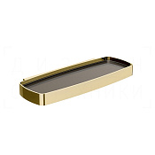 Gessi Jacqueline Полка металлическая 34x13,5 см, подвесная, цвет: brass PVD 77861#710