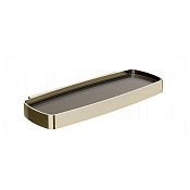 Gessi Jacqueline Полка металлическая 34x13,5 см, подвесная, цвет: nickel PVD 77861#720