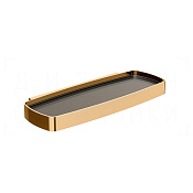 Gessi Jacqueline Полка металлическая 34x13,5 см, подвесная, цвет: warm bronze PVD 77861#735